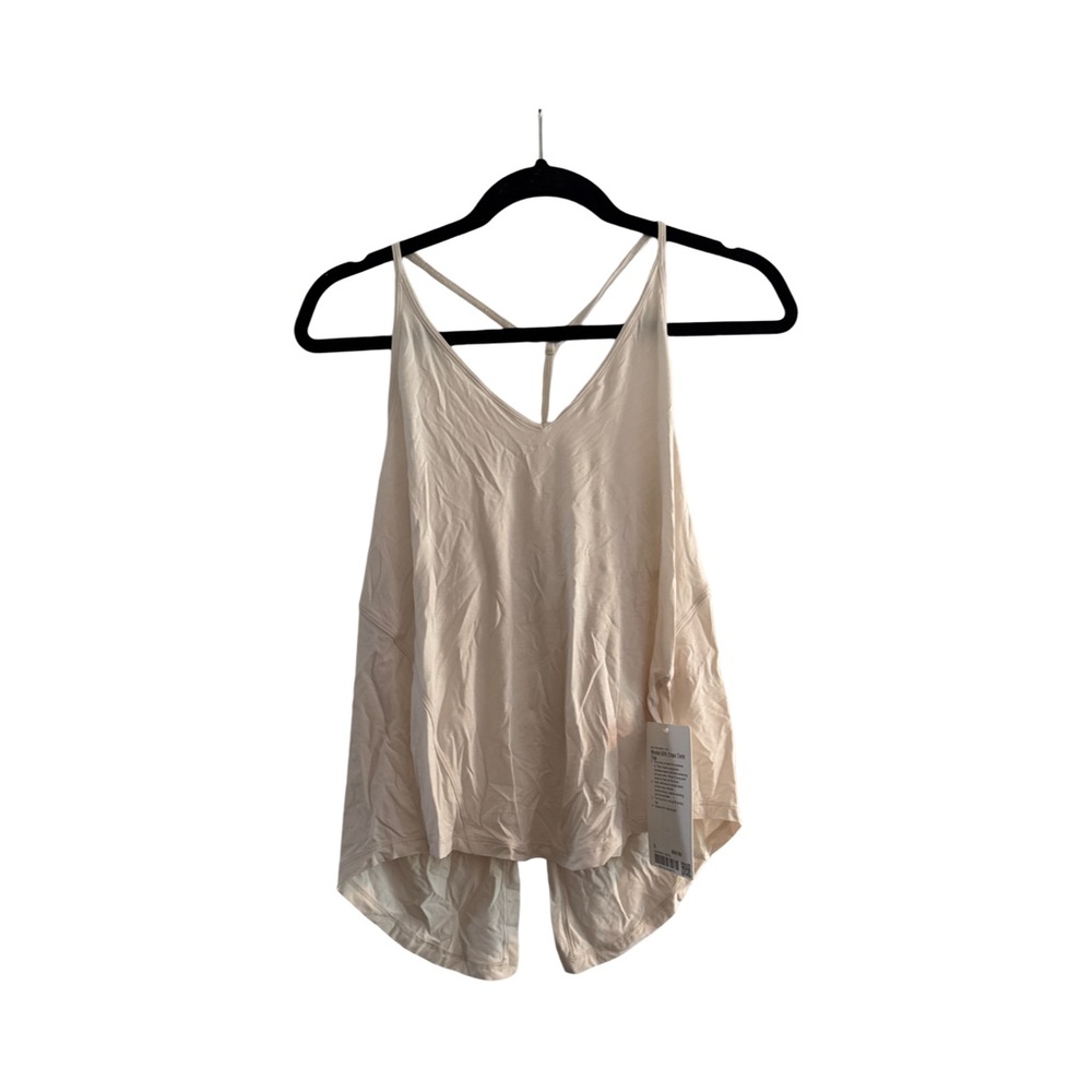 Lululemon Athletica Cream silk tie back NWT